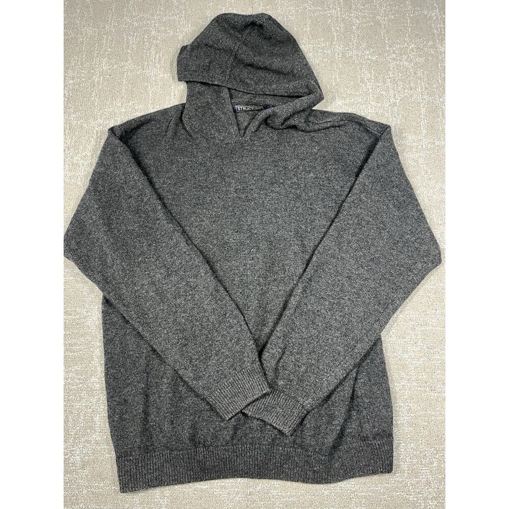 Structure Charcoal Hooded Sweater